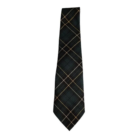Ingles Buchan Mens Necktie 3" Scottish Wool Tartan Plaid - Picture 1 of 2